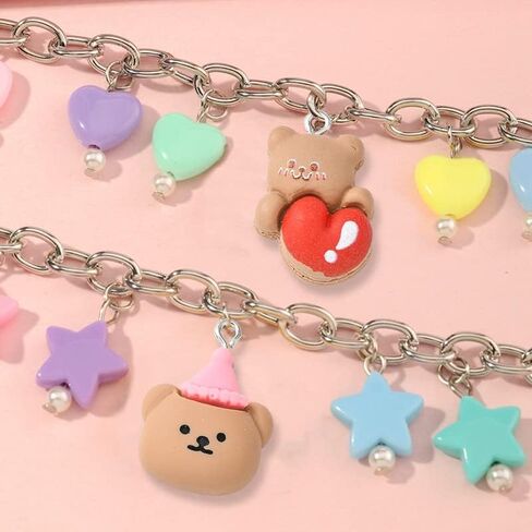 LiQunSweet 18 Pcs 9 Styles Opaque Resin Animal Pet Charms Mixed Cute 3D Dog Puppy Charms for Earrings Jewelry Making in Kuwait