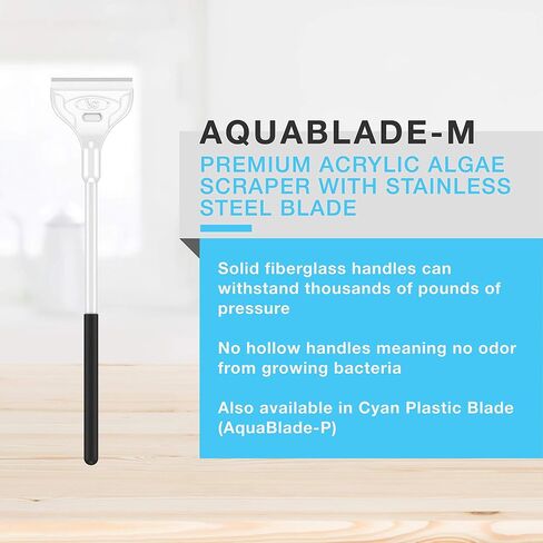 Continuum AquaBlade M 15 بوصة - مع شفرة مكشطة الطحالب من الفولاذ المقاوم للصدأ in Saudi Arabia