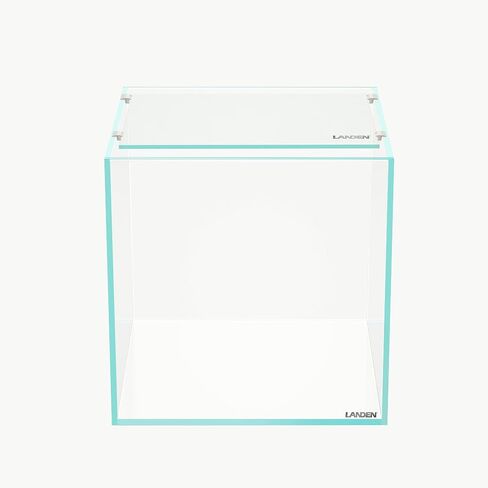 LANDEN Low-Profile Clear Acrylic Aquarium Glass Cover Clips, Holder for 4mm Glass Lid - 12pcs/Pack, Minimalist, Compatible with Rimless Tanks of All Thicknesses in Saudi Arabia