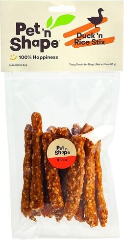 Pet 'n Shape Duck 'n Rice Balls Dog Treats - 3.5 Ounce in Saudi Arabia