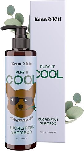 Kenn & Kitt Eucalyptus Shampoo for Dogs | Conditions Fur | Hypoallergenic and Paraben Free Formula| Persimmon Extract for Extended Odor Control in Kuwait