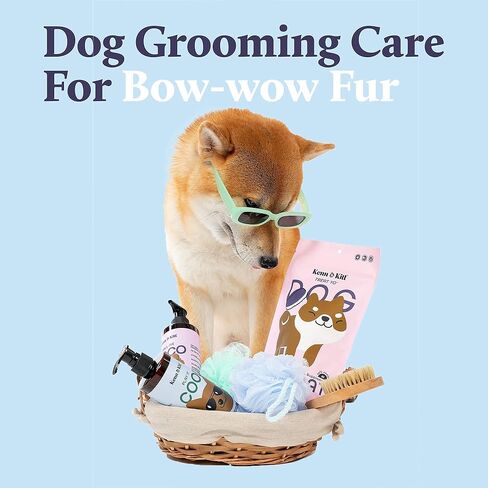 Kenn & Kitt Eucalyptus Shampoo for Dogs | Conditions Fur | Hypoallergenic and Paraben Free Formula| Persimmon Extract for Extended Odor Control in Kuwait