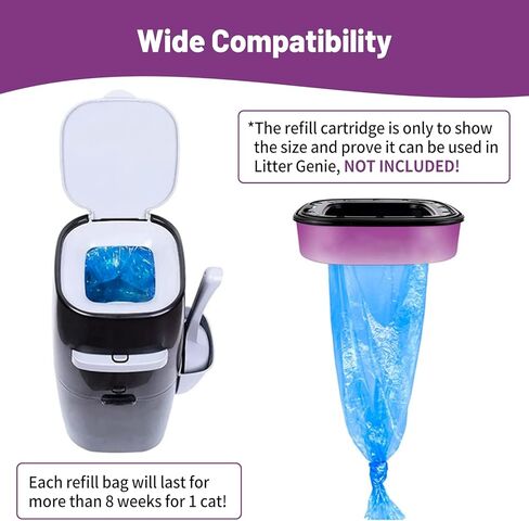 اكياس اعادة تعبئة فضلات القطط من 8 قطع in Kuwait