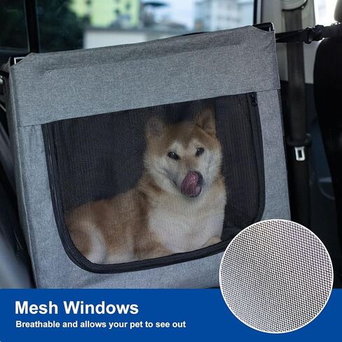 Cathpetic Car Seat for Dogs - Large Dog Car Seat with Stable Structure, Waterproof Pet Car Seat for Back and Front Seat of The Car, Pickup and Trucks, Perfect Dog car seat for Medium and Large Dog in Kuwait