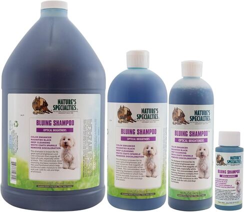 شامبو تفتيح بصري من شركة Nature's Specialities للكلاب والقطط، غير سام وقابل للتحلل البيولوجي، 2 أونصة (BLU02) in Saudi Arabia