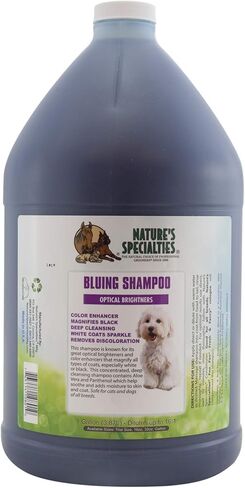 شامبو تفتيح بصري من شركة Nature's Specialities للكلاب والقطط، غير سام وقابل للتحلل البيولوجي، 2 أونصة (BLU02) in Saudi Arabia