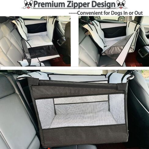 Dog Car Seat for Small Dog,Upgrade 2 in 1 Use Pet Car Booster Seat with Detachable Bottom Support Cushion for Car Back Seat,Elevated Dog Travel Car Seat with Adjustable Dog Car Seat Belt in Kuwait