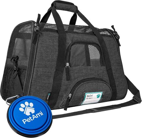 PetAmi Airline Approved Pet Carrier Cats & Small Dogs, Small Heather Taupe in Kuwait