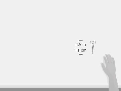 مقص مارس بروفيشنال برأس كروي من الفولاذ المقاوم للصدأ، ميكروسيرين، نقاط حادة، طول 11.43 سم، للاستخدام مع الوجه والأذن والمخالب in Kuwait