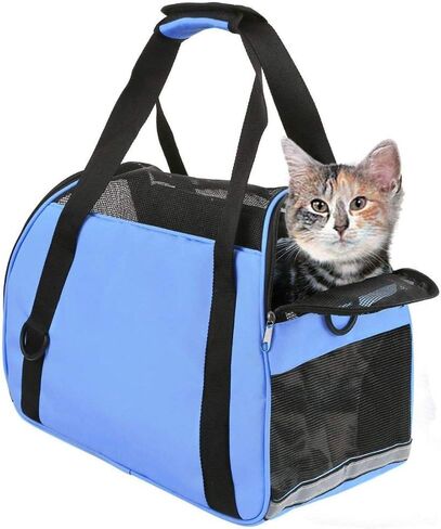 Pet Carrier Bag, Airline Approved Duffle Bags, Pet Travel Portable Bag Home for Little Dogs, Cats and Puppies, Small Animals (Small, Pink) in Kuwait