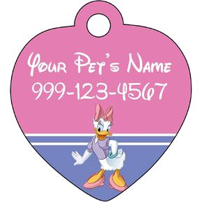 Daisy Duck Pet Id Tag for Dogs & Cats Personalized w/ Name & Number in Kuwait
