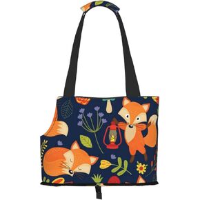 حامل حقيبة الحيوانات الأليفة على شكل زهرة الثعلب على شكل حيوان لطيف، حقيبة حمل على الكتف للحيوانات الأليفة، للكلاب الصغيرة والقطط والجرو والهريرة حقيبة يد محمولة أنيقة للسفر للحيوانات الأليفة. in Kuwait