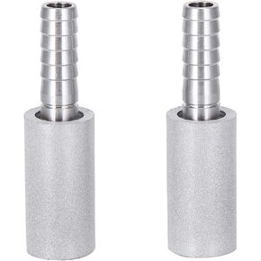 2 قطعة 0.5 ميكرومتر حجر تهوية من الفولاذ المقاوم للصدأ مع قطر خارجي 1/4 بوصة لحوض السمك وخزان الأسماك ومضخة هواء للزراعة المائية in Kuwait