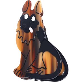 Dog Hair Claw Clips for Women, Fun Acetate Animal Hair Clips Cute Dachshunds Border Collie Dog Hair Barrettes Cat Pet Hair Accessory Dog Lovers Gifts in Saudi Arabia