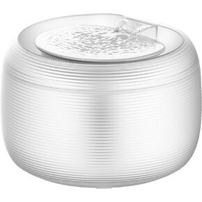 نافورة مياه ناجت لايت للحيوانات الأليفة | نافورة شرب للقطط والكلاب سعة 2.5 لتر (أبيض) in Kuwait