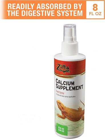 Zilla Calcium Supplement Spray 8 Fluid Ounces in Saudi Arabia