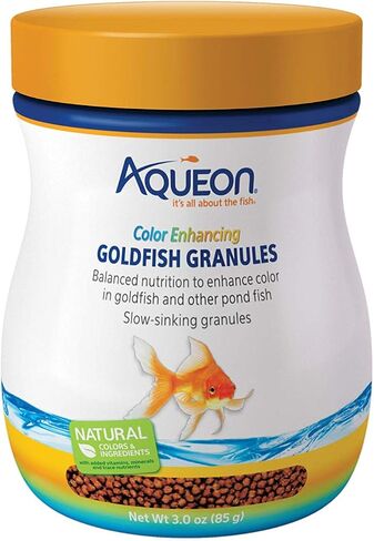(3 Pack) Aqueon Goldfish Color Enhancing Granules, 3-Ounce each in Saudi Arabia