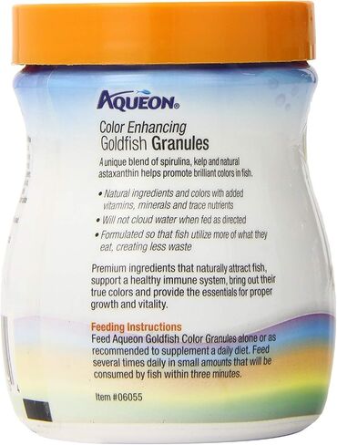 (3 Pack) Aqueon Goldfish Color Enhancing Granules, 3-Ounce each in Saudi Arabia
