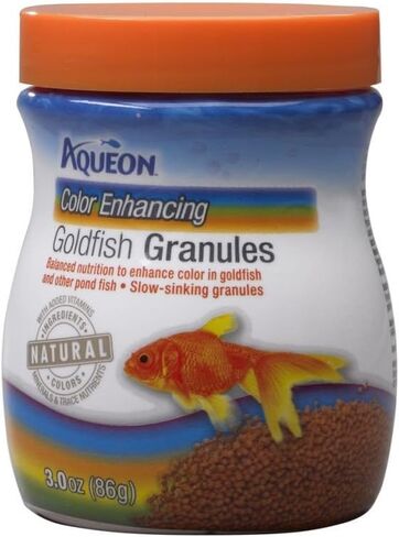 (3 Pack) Aqueon Goldfish Color Enhancing Granules, 3-Ounce each in Saudi Arabia