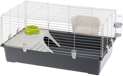Ferplast Cavie Guinea Pig Cage & Rabbit Cage | Pet Cage Includes All Accessories to Get You Started & a 1-Year Warranty in Kuwait