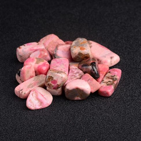 100g Natural Rose Red Rhodochrosite Gravel Stones Rock Crystal Quartz Mineral Healing Fish Tank Decoration Cube Stone 15-20mm in Saudi Arabia