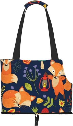 حامل حقيبة الحيوانات الأليفة على شكل زهرة الثعلب على شكل حيوان لطيف، حقيبة حمل على الكتف للحيوانات الأليفة، للكلاب الصغيرة والقطط والجرو والهريرة حقيبة يد محمولة أنيقة للسفر للحيوانات الأليفة. in Kuwait