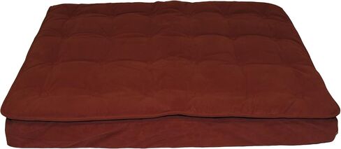 CPC Luxury Pillow Medium Top Mattress Pet Bed, Chocolate in Kuwait