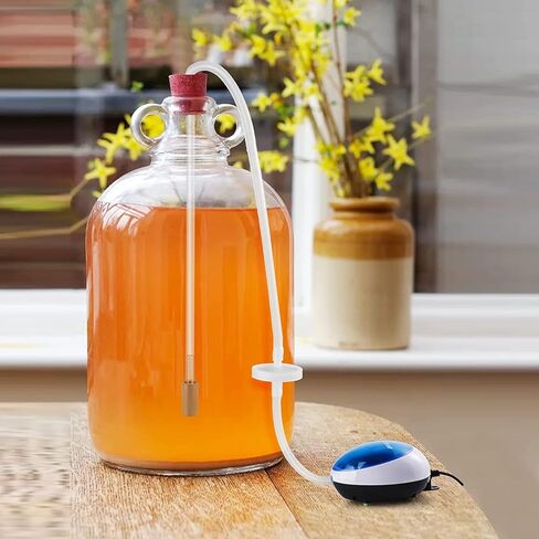 2 قطعة 0.5 ميكرومتر حجر تهوية من الفولاذ المقاوم للصدأ مع قطر خارجي 1/4 بوصة لحوض السمك وخزان الأسماك ومضخة هواء للزراعة المائية in Kuwait