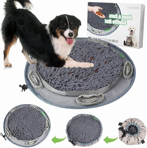 اي او دي اي ال اي واي بساط سنافل للكلاب والقطط، العاب الكلاب التفاعلية تقلل من الملل والقلق، بساط تغذية بطيء ممتاز يحمي المعدة ويمنع القيء ويدرب مهارة الرائحة in Kuwait