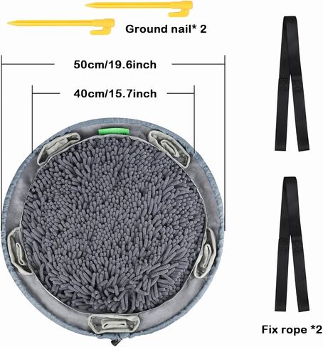 اي او دي اي ال اي واي بساط سنافل للكلاب والقطط، العاب الكلاب التفاعلية تقلل من الملل والقلق، بساط تغذية بطيء ممتاز يحمي المعدة ويمنع القيء ويدرب مهارة الرائحة in Kuwait