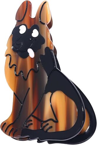 Dog Hair Claw Clips for Women, Fun Acetate Animal Hair Clips Cute Dachshunds Border Collie Dog Hair Barrettes Cat Pet Hair Accessory Dog Lovers Gifts in Kuwait