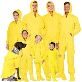 Footed Pajamas - Family Matching Hoodie Onesies | One Piece Boys, Girls, Men, Women Pjs and Pets Sweaters | Unisex