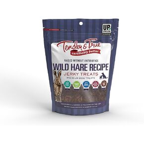 Tender & True Bison Jerky Treat, 4 oz Bag