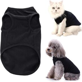 Dog Skirt Shirts, Puppy Dresses for Small Dogs Girls, Pet Clothes Doggy Apparel, Comfortable Summer Shirt Beach Wear Clothing, Outfits for Medium Dog, Kitty Cats, Cotton Tops (Pink XL)