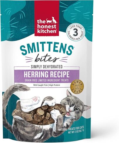 The Honest Kitchen Smittens Bites: Round Herring & Cranberry Cat Treats, 2 Oz Bag in Kuwait