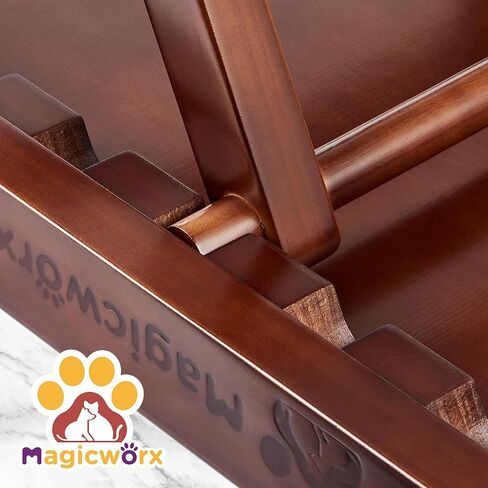 Dog Ramp, Adjustable Pet Ramp Dog Stairs for High Beds Car Couch Dog Steps for Dog Cat 330lbs in Kuwait