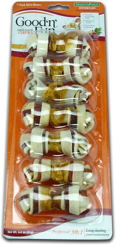 Good 'n' Fun Mini Bones Long-Lasting Dog Treat for Small Dogs, 25 Count in Kuwait