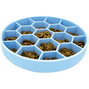 Mr. Peanut's Interactive Slow Feed Dog Bowl, Fun Healthy Bloat Stop Feeder (Small)