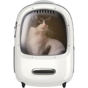 PETKIT Cat Backpack Carrier for Kitty Small Dog with Inbuilt Fan & Light in Saudi Arabia