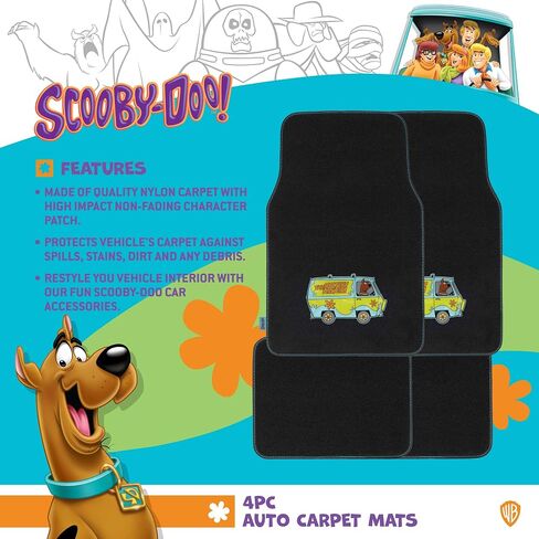 BDK Scooby Doo Car Steering Wheel Cover - Steering Wheel Cover with Officially Licensed Warner Brothers Graphics, Great Automotive Accessory Gift Idea for Fans in Saudi Arabia