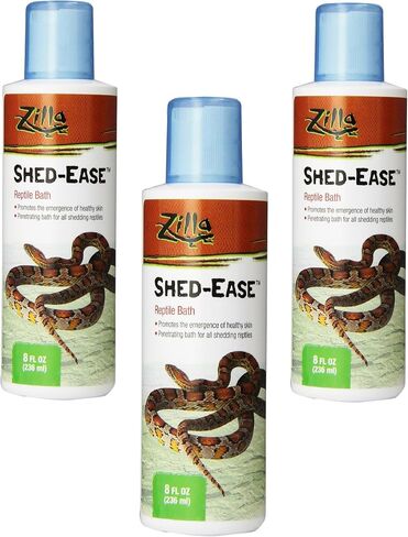 Zilla Reptile Health Supplies Shed-Ease Bath, 8-Ounce Bottles (3 Pack) in Saudi Arabia