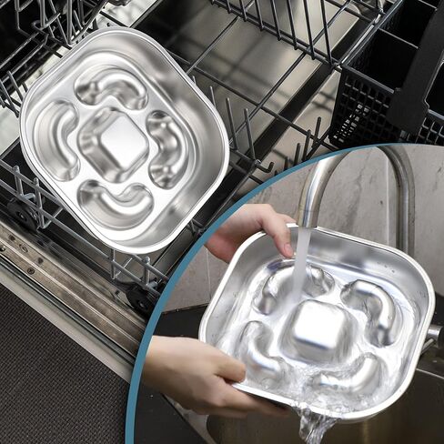 أوعية الكلب المغذية البطيئة، وعاء التغذية البطيء للكلاب من Nayelf من الفولاذ المقاوم للصدأ، وعاء الكلب المغذية البطيئة مع حصيرة لعق غير قابلة للانزلاق، أوعية التغذية البطيئة للكلاب، وعاء الوجبات الخفيفة، تغذية الطعام البطيء للكلب، الأكل الصحي البطيء in Kuwait