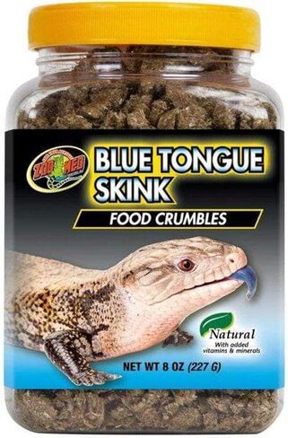 Zoo Med Food Crumbles for Blue Tongue Skink 8 oz (690949) in Saudi Arabia