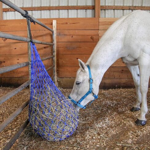 Majestic Ally Hay Net, Set of 2, Length - 54", Holes 3"x3" for Horses (Purple) in Saudi Arabia