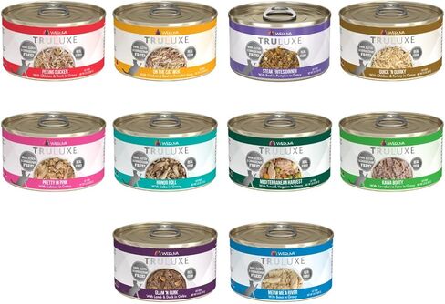 Weruva TruLuxe Grain-Free Wet Cat Food Variety Pack - All 10 Flavors - 3 Ounces Each (20 Total Cans - 2 of Each Flavor) in Saudi Arabia