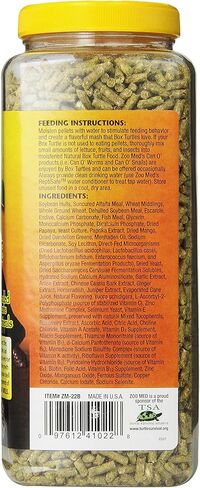 Zoo Med Natural Box Turtle Food, 40-Ounce in Saudi Arabia
