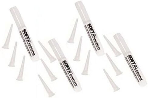 مخالب ناعمة من TheCatandKittenStore: 4 (أربعة) أعواد غراء لاصقة و12 (اثنا عشر) طرفًا لأداة توزيع المكياج + لعبتين in Kuwait
