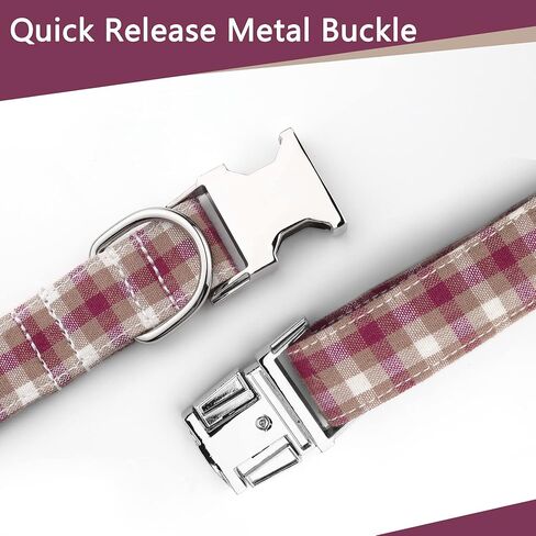 طوق كلب منقوش مع فيونكة، طوق جرو قطني قابل للتعديل، طوق كلب لطيف مع مشبك معدني للكلاب الصغيرة والمتوسطة والكبيرة (برتقالي، XS) in Kuwait