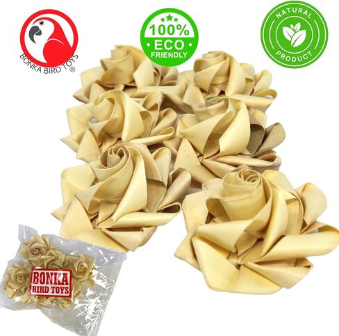 ألعاب بونكا بيرد 2276 PK6 زهرة النخيل بقطر 4 بوصات، لعبة الببغاء، الكونيور، الأمازون، الرمادي الأفريقي، والطيور ذات الحجم المماثل in Kuwait