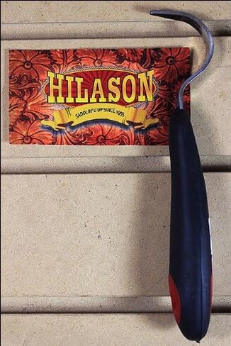 HILASON Red Black Western Tack Horse Soft Touch Hoof Pick in Saudi Arabia
